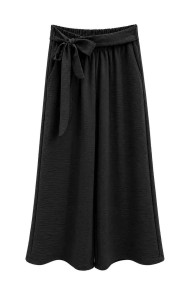 PANTALÓN PALAZZO FLUIDO CON CINTURA ELÁSTICA Y LAZO TY-H2501