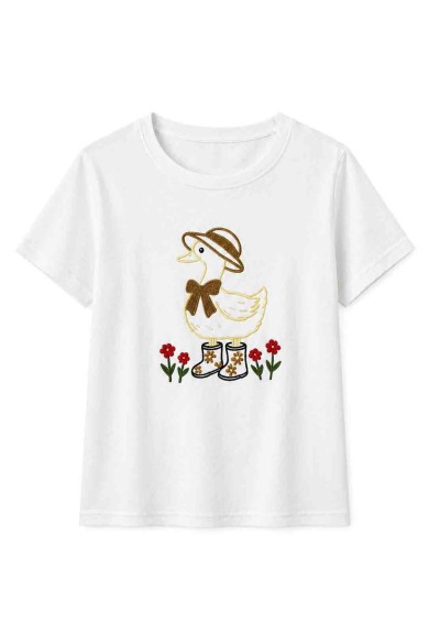 CAMISETA BÁSICA CON ESTAMPADO MARINO TY-K1887