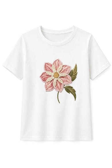 CAMISETA BÁSICA CON ESTAMPADO MARINO TY-K1898