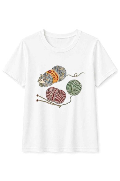 CAMISETA BÁSICA CON ESTAMPADO MARINO TY-K1860