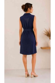VESTIDO CAMISERO SIN MANGAS CON CINTURÓN FBZMR21949