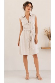 VESTIDO CAMISERO SIN MANGAS CON CINTURÓN FBZMR21950