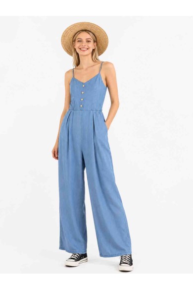 MONO PALAZZO DENIM TIRANTES FINOS DBT-X5873