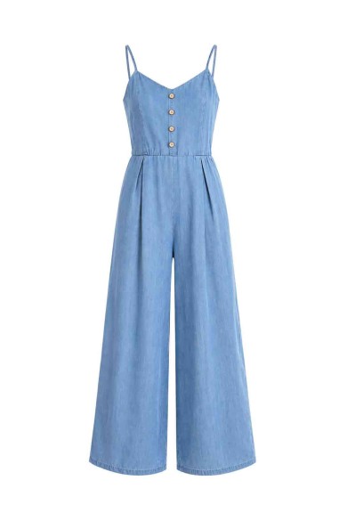 MONO PALAZZO DENIM TIRANTES FINOS DBT-X5873