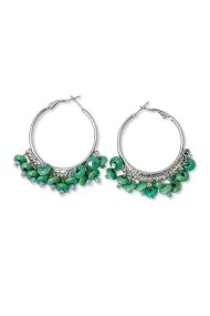 PENDIENTES ARO BOHO CON CUENTAS TM-EH000002