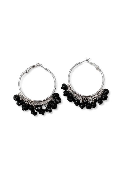 PENDIENTES ARO BOHO CON CUENTAS TM-EH000002