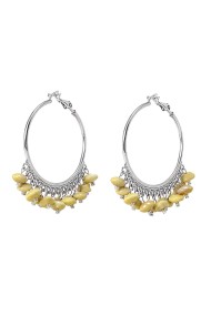PENDIENTES ARO BOHO CON CUENTAS TM-EH000002