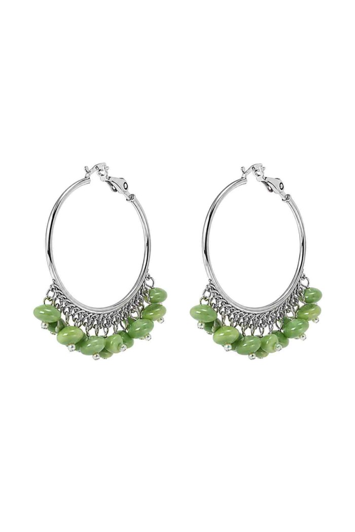 PENDIENTES ARO BOHO CON CUENTAS TM-EH000002