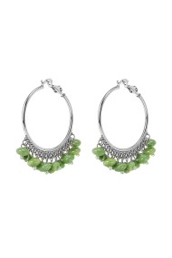 PENDIENTES ARO BOHO CON CUENTAS TM-EH000002