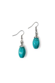 PENDIENTES BOHO PIEDRA TURQUESA TM-EH1100