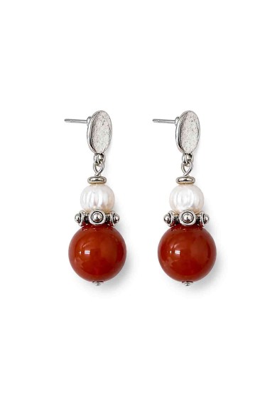 PENDIENTES PIEDRA NATURAL ESTILO BOHO TM-EH1103