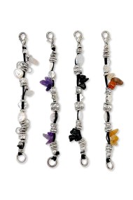 PULSERA BOHO PIEDRA NATURAL Y PERLAS TM-SL1107