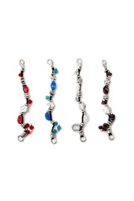 PULSERA BOHO PIEDRA NATURAL Y PERLAS TM-SL1108