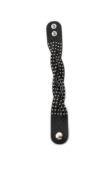 PULSERA ANCHA TACHAS ESTILO ROCK TM-SL11403
