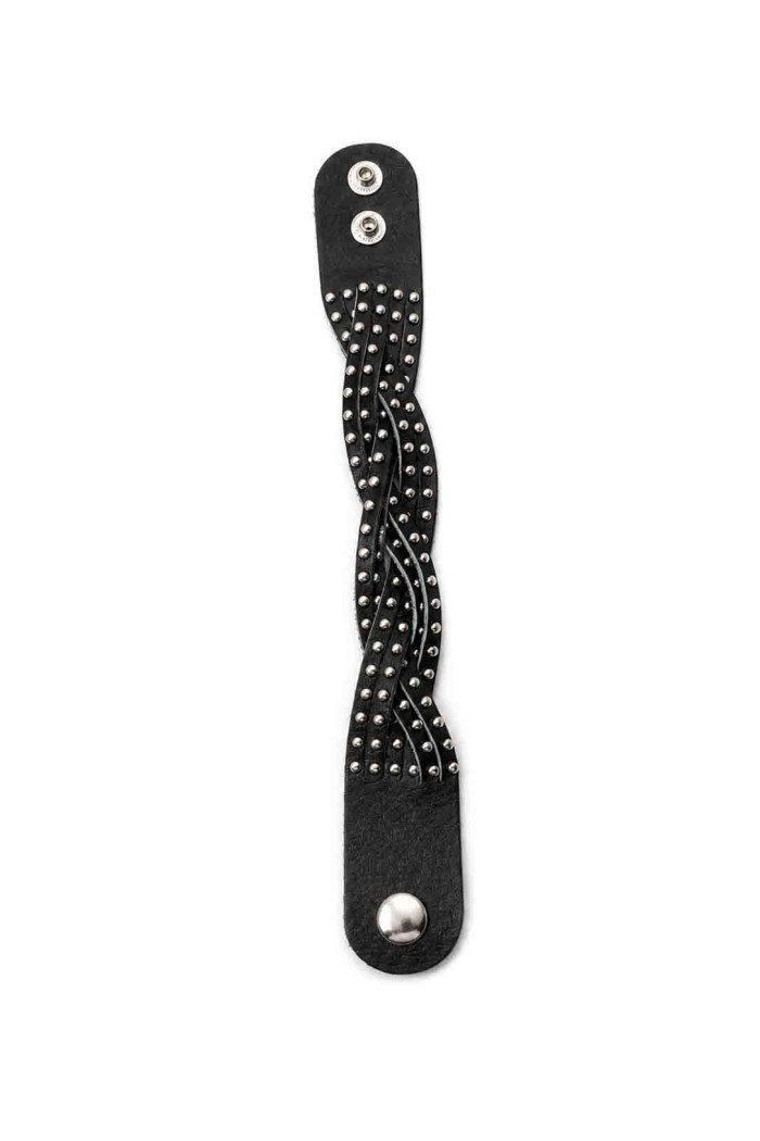 PULSERA ANCHA TACHAS ESTILO ROCK TM-SL11403
