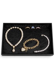 BANDEJA ORGANIZADORA PARA JOYAS EN TERCIOPELO NEGRO TM-SSJ1147
