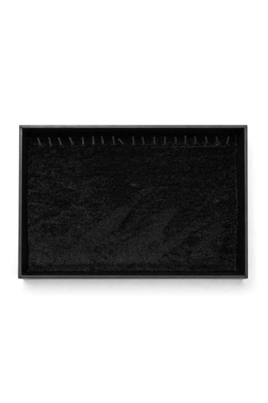 BANDEJA ORGANIZADORA PARA JOYAS EN TERCIOPELO NEGRO TM-SSJ1147