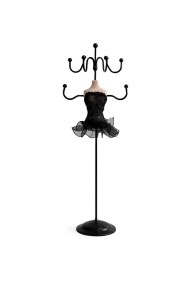 EXPOSITOR ORGANIZADOR DE JOYAS ESTILO MANIQUÍ CON SOPORTE METÁLICO VARIOS COLORES TM-SSJ1115