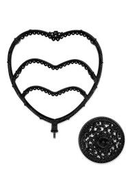 EXPOSITOR NEGRO ORNAMENTAL PARA COLLARES Y BISUTERÍA TM-SSJ1118