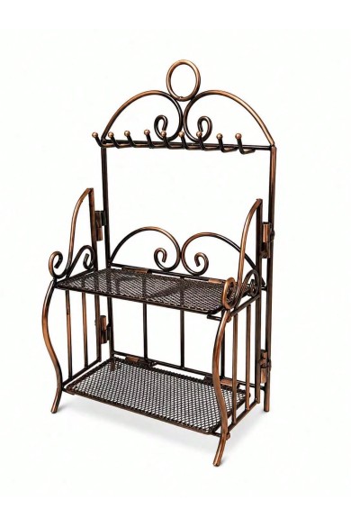 ORGANIZADOR PLEGABLE COLOR BRONCE PARA JOYAS Y BISUTERÍA TM-SSJ1119