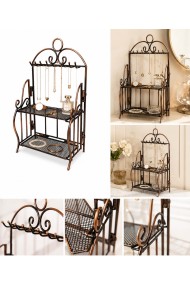 ORGANIZADOR PLEGABLE COLOR BRONCE PARA JOYAS Y BISUTERÍA TM-SSJ1119