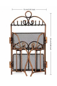 ORGANIZADOR PLEGABLE COLOR BRONCE PARA JOYAS Y BISUTERÍA TM-SSJ1119