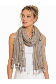 FOULARD ARRUGADO CON BORLAS VARIOS COLORES TM-WJ1623