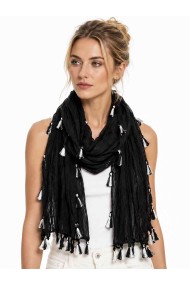 FOULARD ARRUGADO CON BORLAS VARIOS COLORES TM-WJ1623