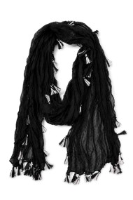 FOULARD ARRUGADO CON BORLAS VARIOS COLORES TM-WJ1623