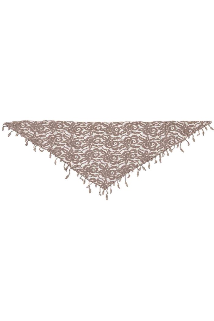 PAÑUELO TRIANGULAR DE ENCAJE FLORAL VARIOS COLORES TM-WJ1750