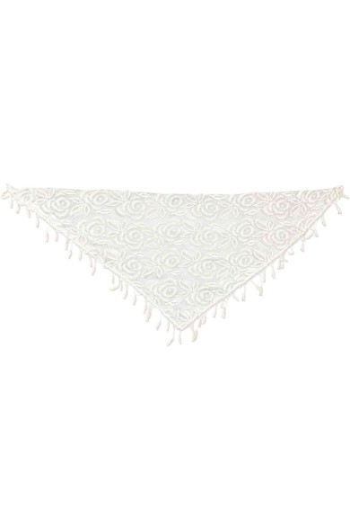 PAÑUELO TRIANGULAR DE ENCAJE FLORAL VARIOS COLORES TM-WJ1750