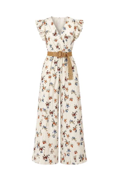 MONO FLUIDO ESTAMPADO FLORAL CON VOLANTES TY-1155