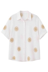 CAMISA BORDADA MANGA CORTA ESTILO BOHO TY-M9201