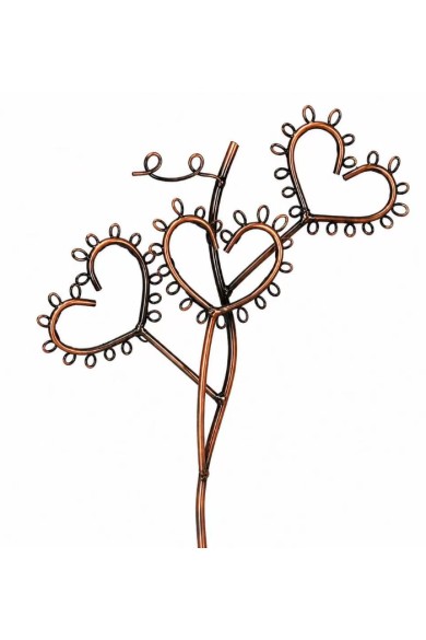 EXPOSITOR METÁLICO CORAZONES PARA JOYAS TM-SSJ1124 22x30cm