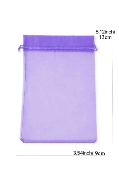 BOLSAS DE ORGANZA VARIOS COLORES 9x13CM TM-DZ913
