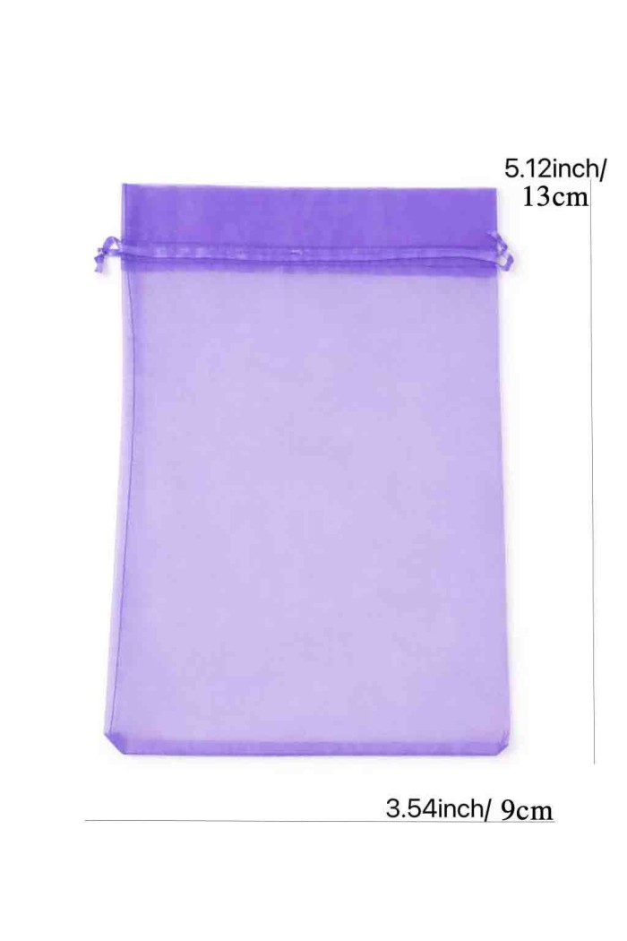 BOLSAS DE ORGANZA VARIOS COLORES 9x13CM TM-DZ913