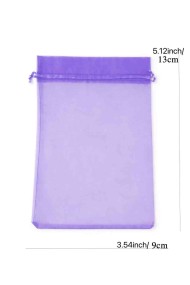 BOLSAS DE ORGANZA VARIOS COLORES 9x13CM TM-DZ913
