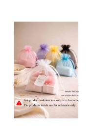 BOLSAS DE ORGANZA VARIOS COLORES 9x13CM TM-DZ913