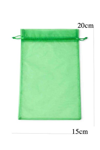 BOLSAS DE ORGANZA VARIOS COLORES 15X20CM TM-DZ1520