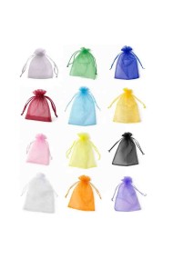 BOLSAS DE ORGANZA VARIOS COLORES 15X20CM TM-DZ1520