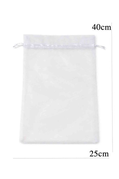 BOLSAS DE ORGANZA VARIOS COLORES 25X40CM TM-DZ25X40