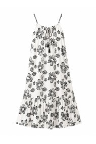VESTIDO MAXI FLORAL ESTILO BOHO VERANO DD-G78