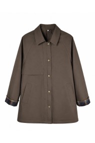 CHAQUETA LIGERA DE ENTRETIEMPO CON DETALLE DE CUADROS TY-Z68852 VARIOS COLORES