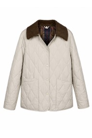 CHAQUETA ACOLCHADA CON CUELLO DE PANA VARIOS COLORES TY-Z68831