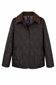 CHAQUETA ACOLCHADA CON CUELLO DE PANA VARIOS COLORES TY-Z68831