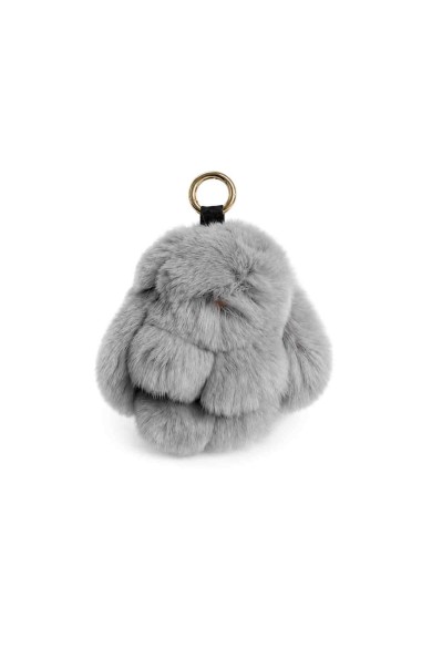 LLAVERO DE CONEJO DE PELO DE CONEJO PARA BOLSO Y LLAVES HAC-YSK1331