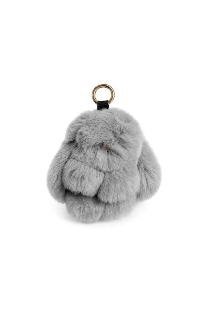 LLAVERO DE CONEJO DE PELO DE CONEJO PARA BOLSO Y LLAVES HAC-YSK1331