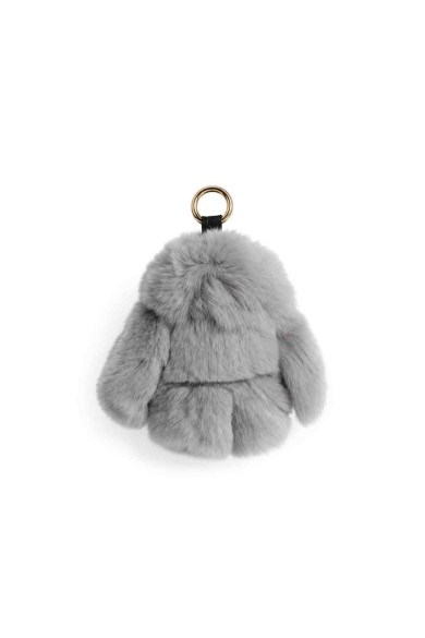 LLAVERO DE CONEJO DE PELO DE CONEJO PARA BOLSO Y LLAVES HAC-YSK1331