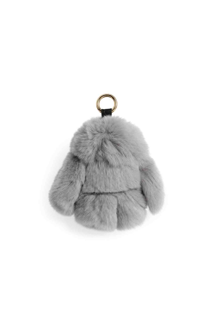 LLAVERO DE CONEJO DE PELO DE CONEJO PARA BOLSO Y LLAVES HAC-YSK1331