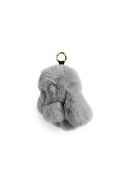 LLAVERO DE CONEJO DE PELO DE CONEJO PARA BOLSO Y LLAVES HAC-YSK1331